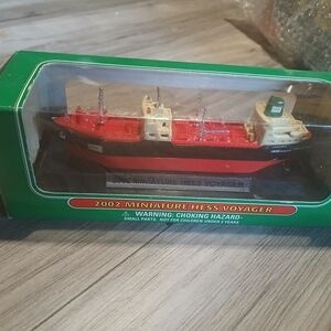 Miniature Voyager Toy Ship - Red and White